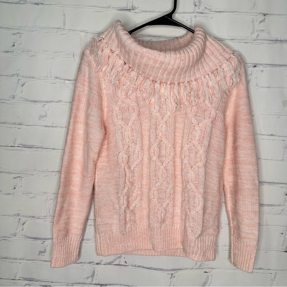 Ruby Rd. Small Petite Pink Sweater